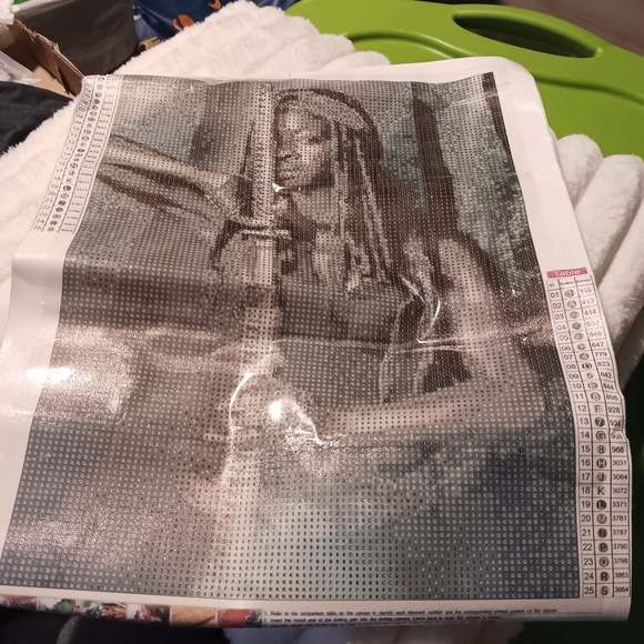Other - The Walking Dead Diamond Art Painting Kit with Michonne 30x40